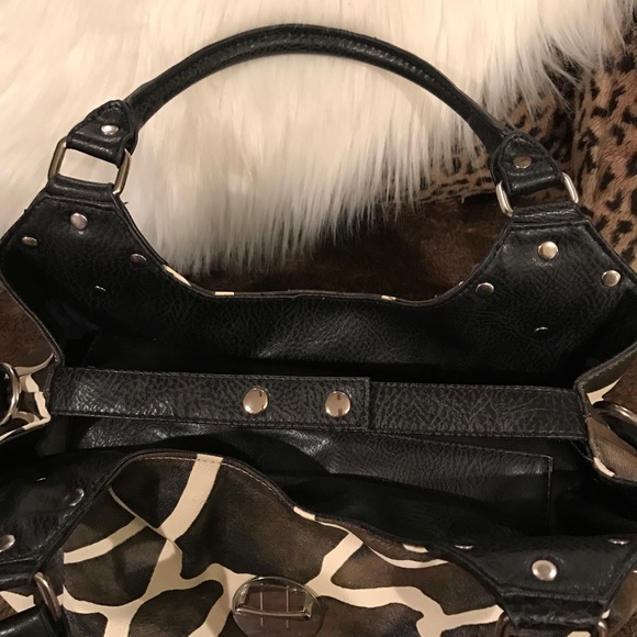 Like New! Animal Print Bag - Picture 2 of 3
